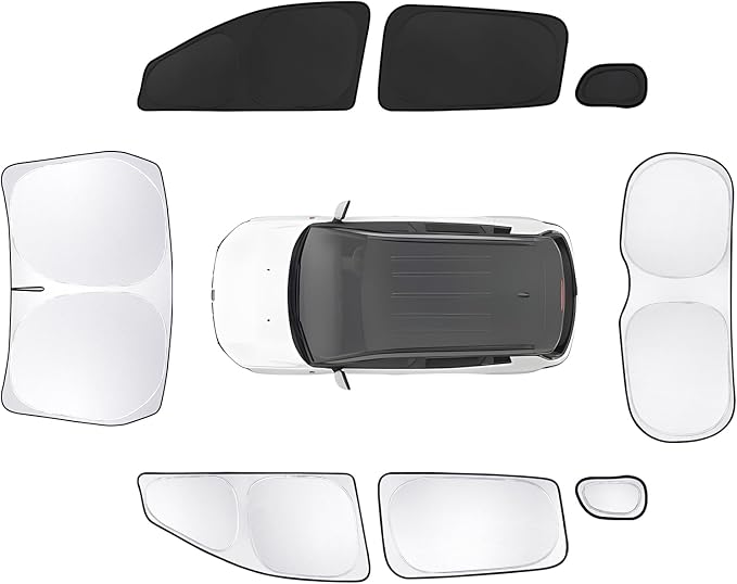 8pcs Car Window Shades for Jeep Compass 2017-2024 Accessories, Windshield Side by Unknown