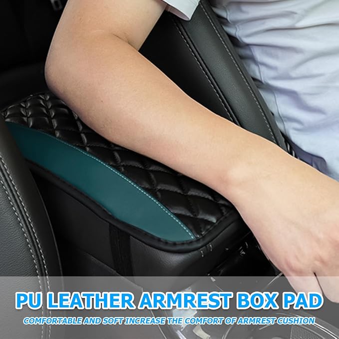 Moly Magnolia Car Center Console Cushion Pad, Universal Leather Waterproof - Image 4