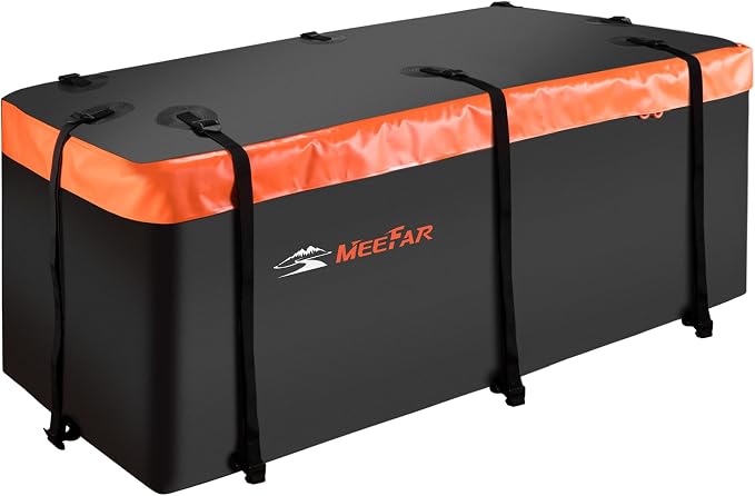 MeeFar Hitch Mount Cargo Carrier Bag Soft Shell 100% Waterproof 20 Cubic Feet by MeeFar