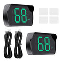 2 Pack GPS Digital Speedometer for Car MPH, Universal HUD Speed Meter by GUGUMO