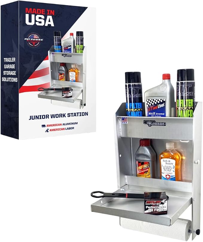 Pit Posse 458 Jr Work Station Storage Cabinet Shelf Rack Holder Caddy by PITPOSSEMOTORSPORTS