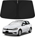 KUST Windshield Sun Shade for 2015-2021 Volkswagen Golf GTI e-Golf VW Golf R 4 by KUST
