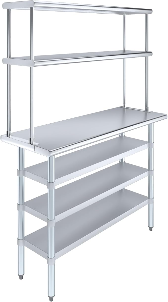 Amgood 18" x 48" Stainless Steel Work Table by AmGood