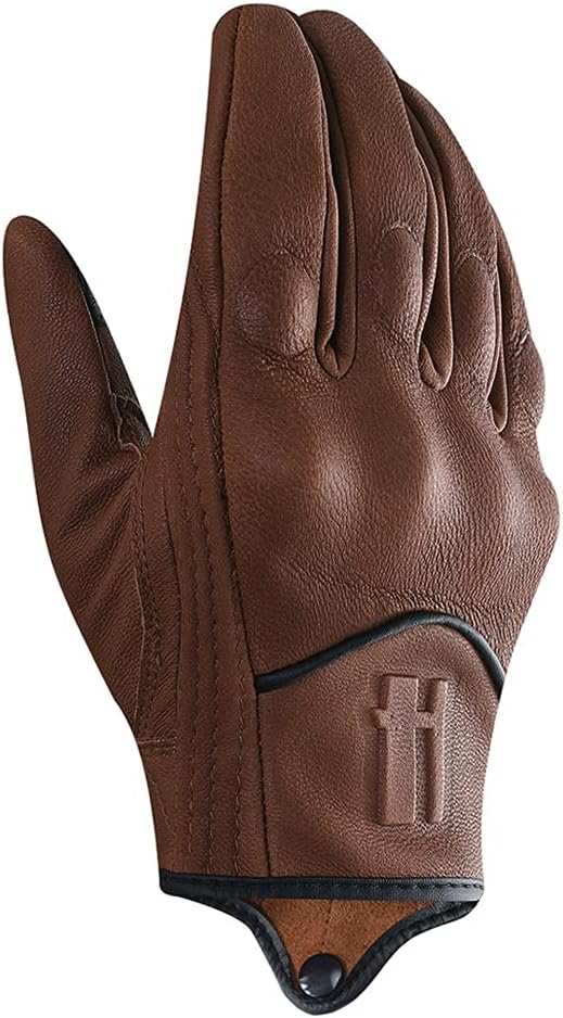 Harssidanzar Women's Motorcycle Gloves, Leather Motorcycle Gloves, Motorbike - Image 6