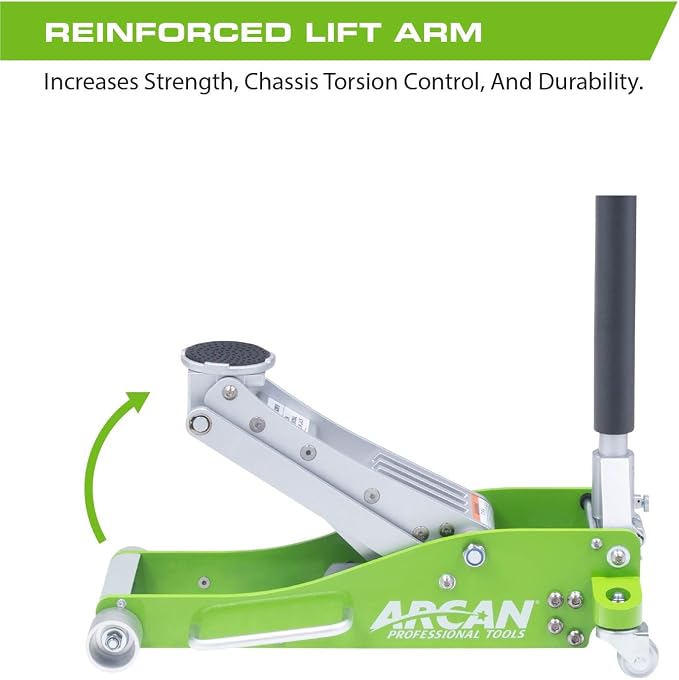 ARCAN Tools 3-Ton Quick Rise Aluminum Floor Jack - Image 3