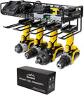 Heavy Duty Tool Organizer, 4 Wall Mount Anchors, 3.95" Between Slots, Sturdy by WellMall