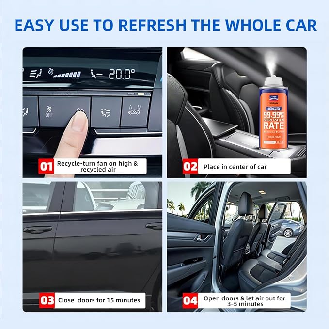 Glodway Whole Car Air Refresher, Odor Eliminator Remover Spray - Image 6