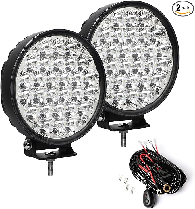 Exzeit 6 inch 224w Led Driving Lights, 22400 lumens Fog Light Ofroad Lights by EXZEIT
