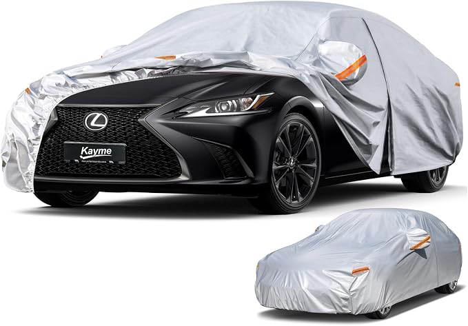 Kayme 6 Layers Car Cover Custom Fit by kayme
