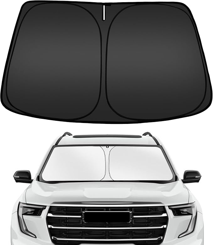 ARISMOTOR Windshield Sun Shade for GMC Acadia 2024-2025, Custom Fit Foldable by ARISMOTOR