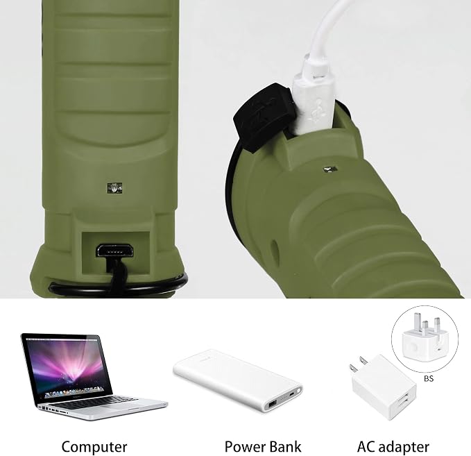 Suranew LED Worklight Flashlight, COB Rechargeable Work Lights - Image 7