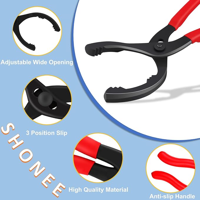 Oil Filter Wrench, Automotive Oil Filter Removal Tool - Image 4
