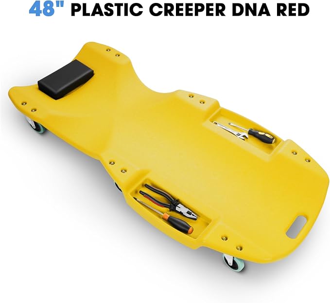 DNA MOTORING 48 Inches Heavy-Duty Low-Profile Roller Automotive Creeper - Image 6