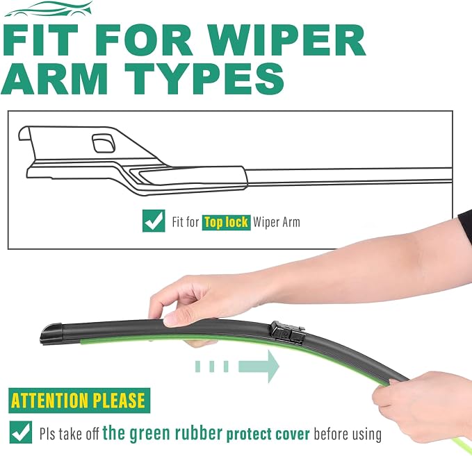 26" 14" 10" Windshield Wiper Blades Replacement - Image 7