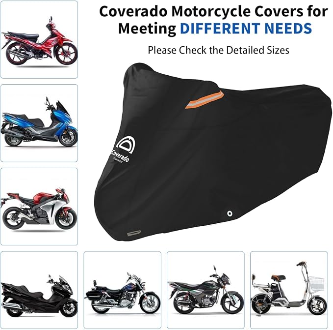Motorcycle Cover All Season Waterproof Scooter Cover - Image 8
