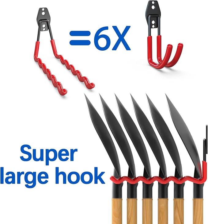 Garage Hooks 14PC, Shed Organizer - Image 4