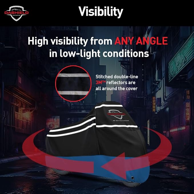 Ultimum Series Motorcycle Cover Waterproof All Weather Protection Universal - Image 7