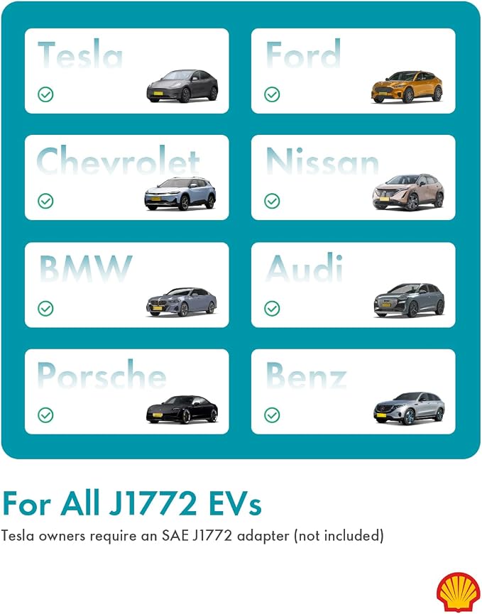 Shell Level 2 EV Charger, 40A ETL Certified Energy Star EV Charger, - Image 6
