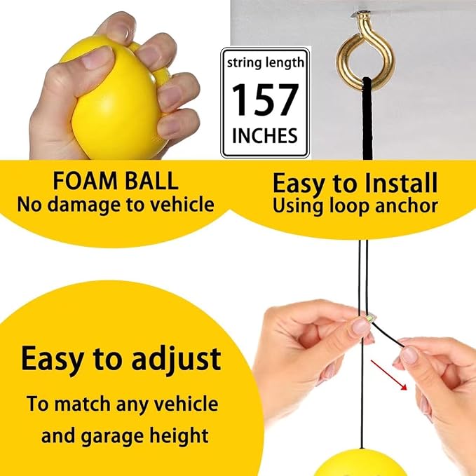 Double Garage Parking Aid-Parking Ball Guide System, Parking Assistant kit - Image 4