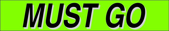 Ez-line Vinyl Windshield Stickers 3 Dozen 15 Inch Chartreuse Slogan Dealership - Image 3