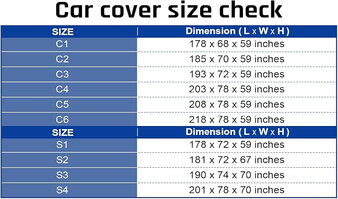 6 Layer Heavy Duty Car Cover Waterproof All Weather Protection - Image 7