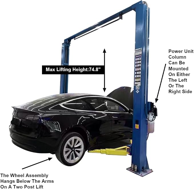 Car Lift 9, 000lbs 2 Post Auto Lift Overhead Auto Truck Hoist - Image 4
