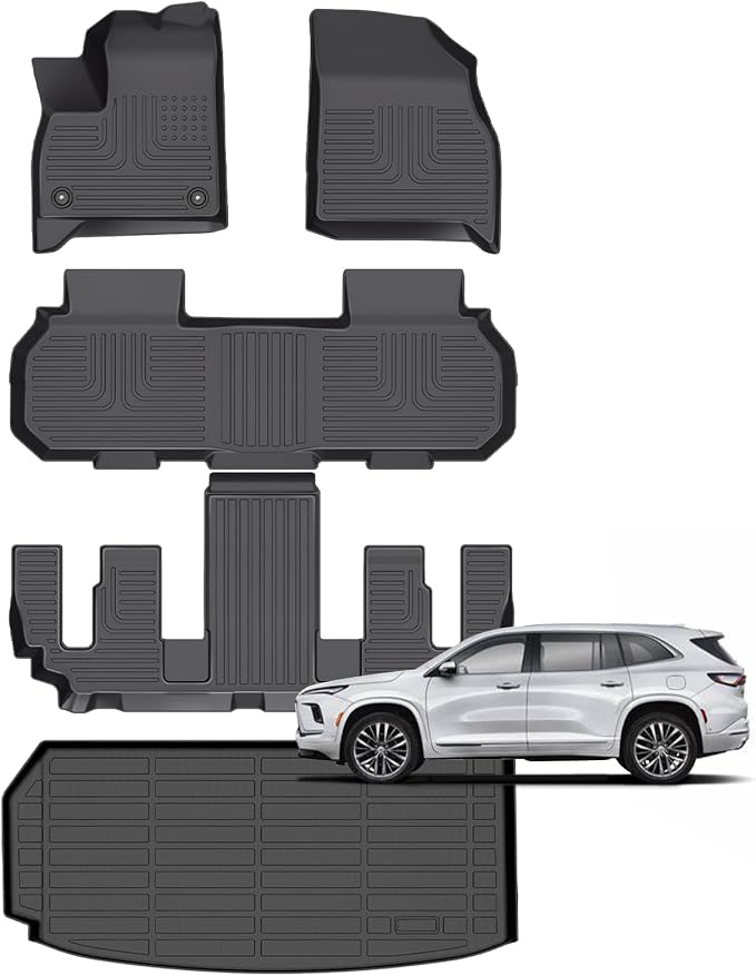 for Buick Enclave Floor Mats 2025, Car Mats by Norand