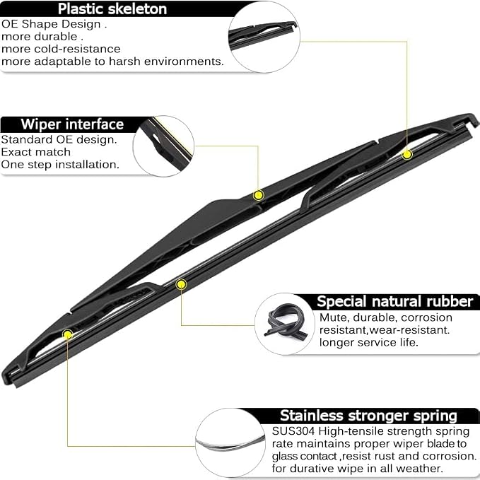 AUTOBOO 28"+28" Windshield Wipers - Image 5
