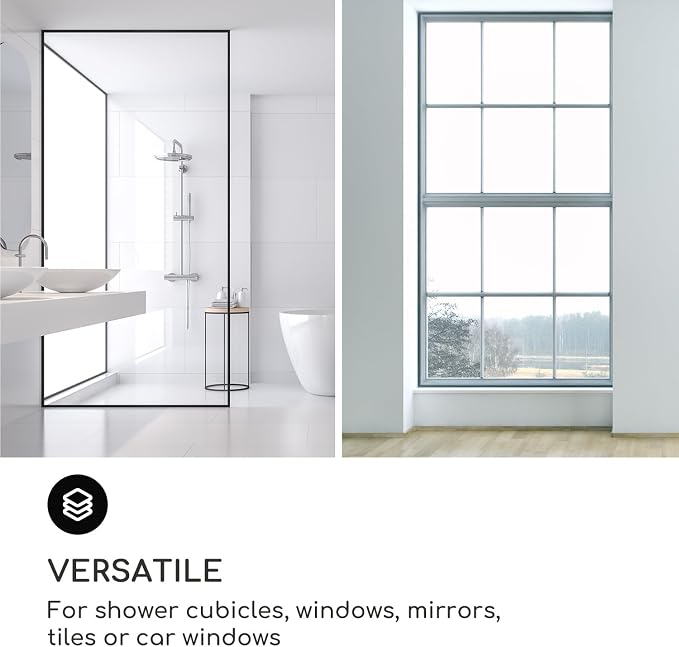 GÜTEWERK Shower Squeegee for Glass Doors, Silicone Window Squeegee, Bathroom - Image 7