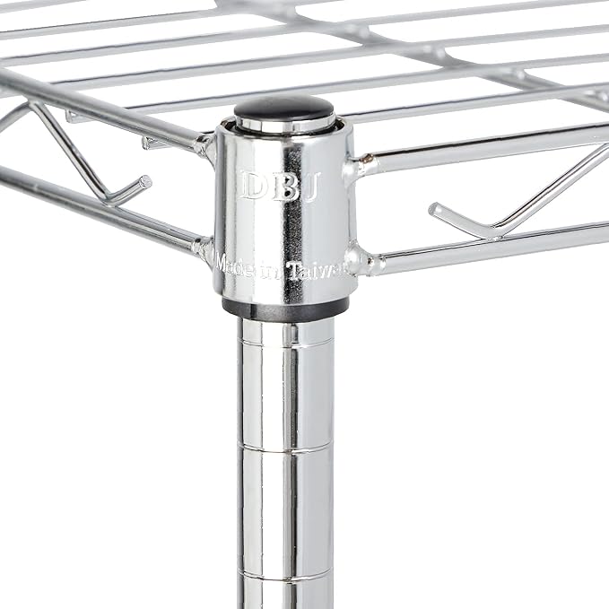 Displays By Jack 5 Tier Heavy Duty Wire Shelving Unit Storage Rack - Image 4