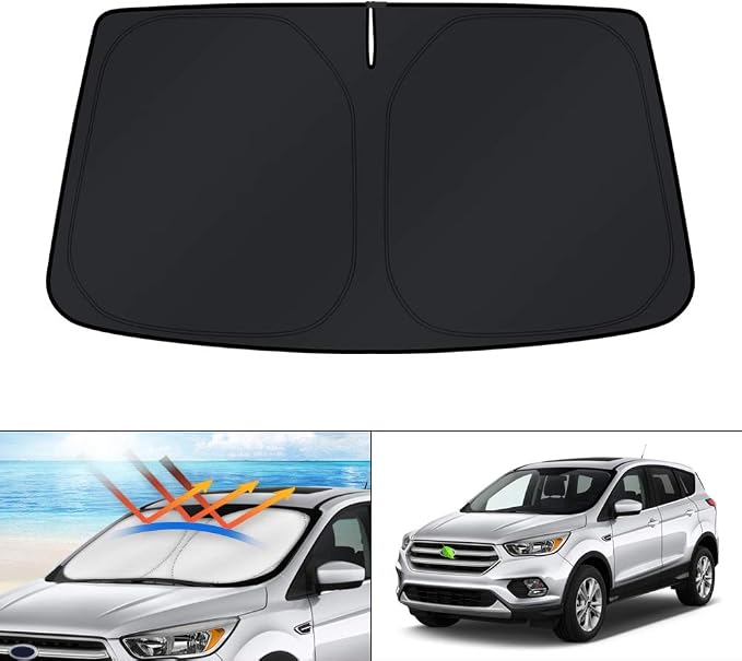 KUST Windshield Sun Shade for 2013 2014 2015 2016 2017 2018 2019 Ford Escape by KUST