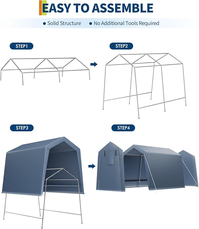 7*12F Outdoor Storage Shed - Image 7