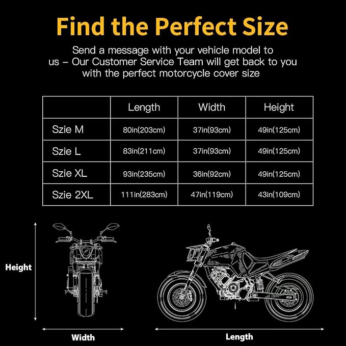 Coverado Motorcycle Cover Waterproof, All Weather Protection Outdoor Full - Image 8
