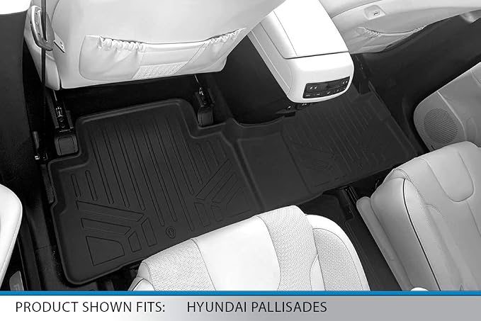 SMARTLINER All Weather Custom Fit Floor Mats 2 Row Liner Set Compatible - Image 4