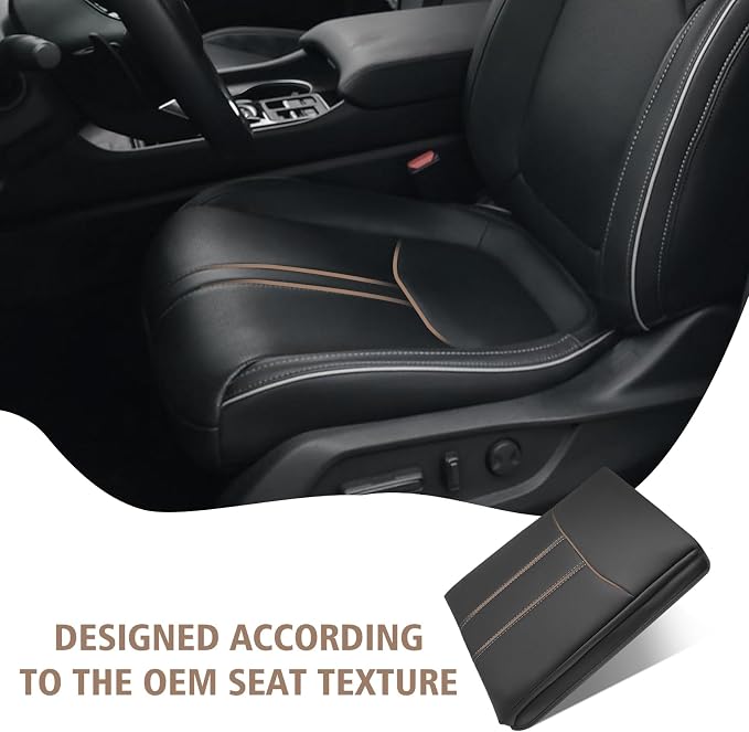 Muslogy Center Console Cover Extra Thick Armrest Pad Compatible - Image 4