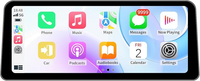 Wireless CarPlay/Android Auto 12.3 Inch Touchscreen by Barggn