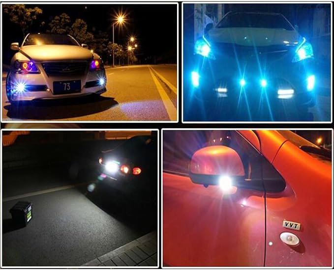 LEADTOPS 10Pcs 18mm 12V Eagle Eye LED Car Fog DRL Daytime Running Light Backup - Image 2
