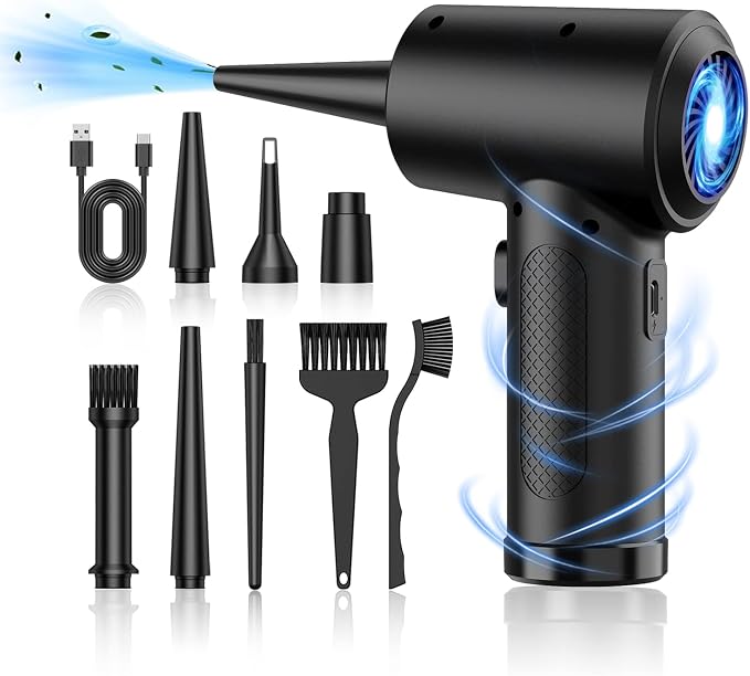 Electric Air Duster & Blower, 000RPM Compressed Air Duster - Image 9