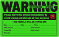 easykart labels 50 Parking Violation Sticker by EasykartLabels