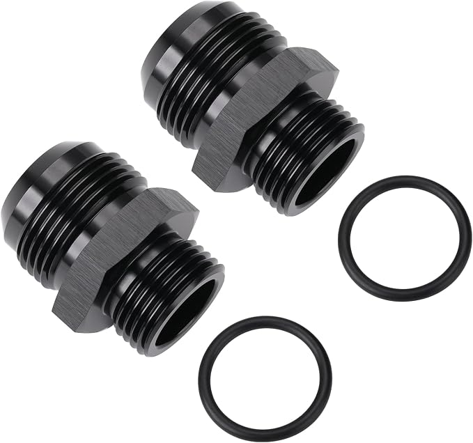 16AN Male Flare to 12AN ORB O-ring Boss Fuel Pump Rail Adapter Fitting Aluminum - Image 4
