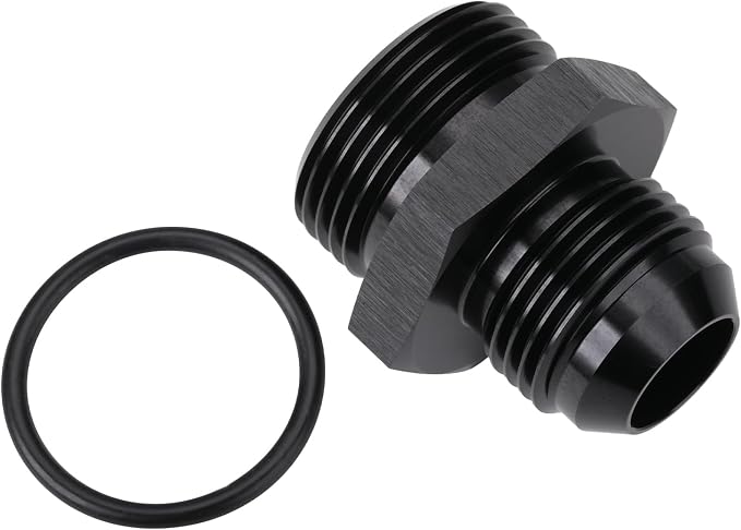12AN Male Flare to 16AN ORB O-ring Boss Fuel Pump Rail Adapter Fitting Aluminum - Image 4