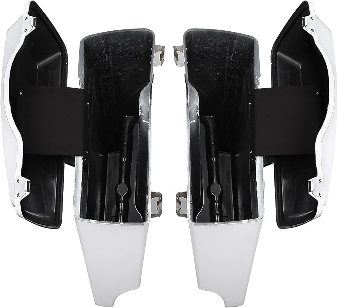 XFMT Motorcycle Stretched Saddlebags 5" Extended Hard Saddle Bags - Image 9