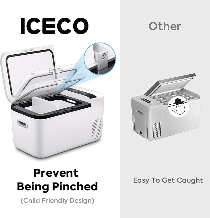 ICECO GO20 Dual Zone 12 Volt Refrigerator, 12V Car Refrigerator - Image 6