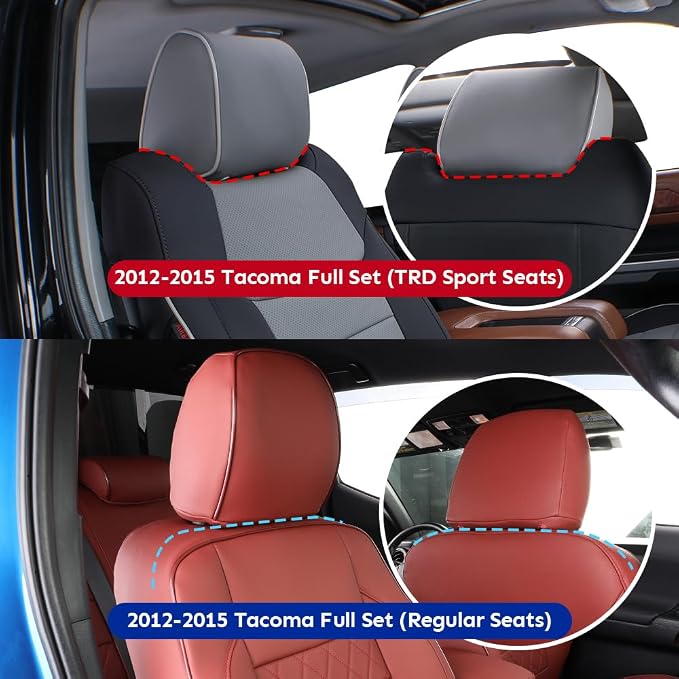 EKR Custom Fit Tacoma Neoprene Car Seat Covers - Image 2