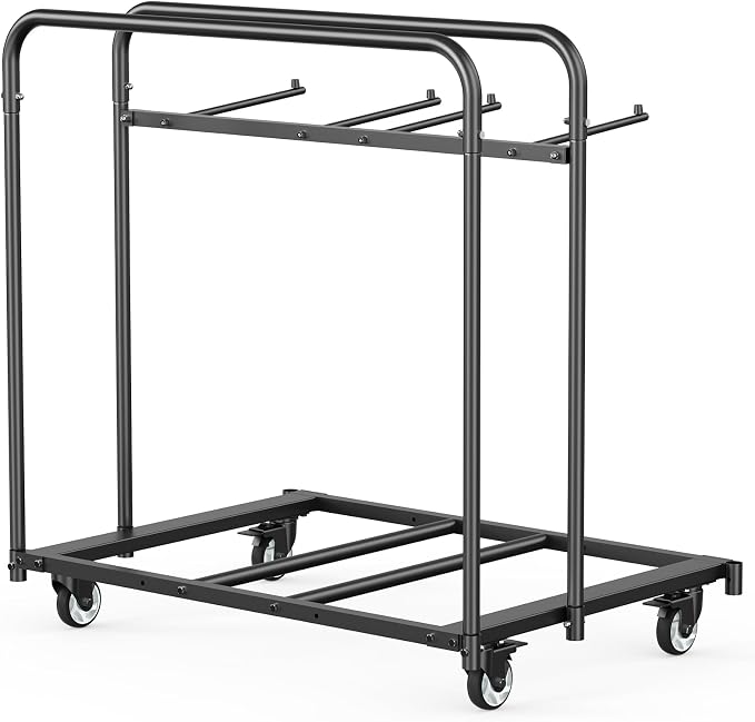 VEVOR Folding Chair Rack, 400 LBS Capacity, Heavy-Duty Chair Cart - Image 9