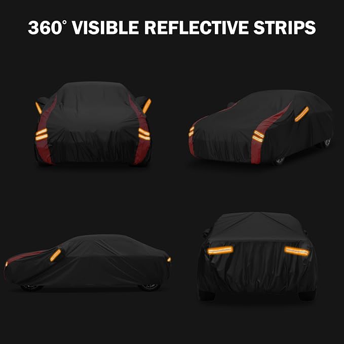 Car Cover Automobiles Waterproof All Weater Compatible - Image 4