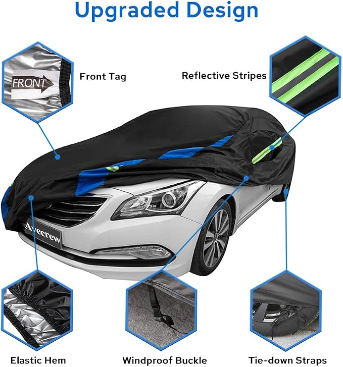 Avecrew Car Cover Waterproof All Weather - Image 4
