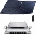 Windshield Sun Shade Umbrella for 2022-2025 Jeep Wagoneer Accessories: Custom by HIMUMOY