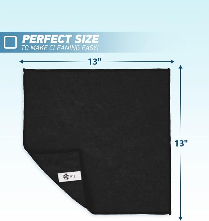 Microfiber Cleaning Cloth-50Pcs Ultra Soft Highly Absorbent Rags - Image 2