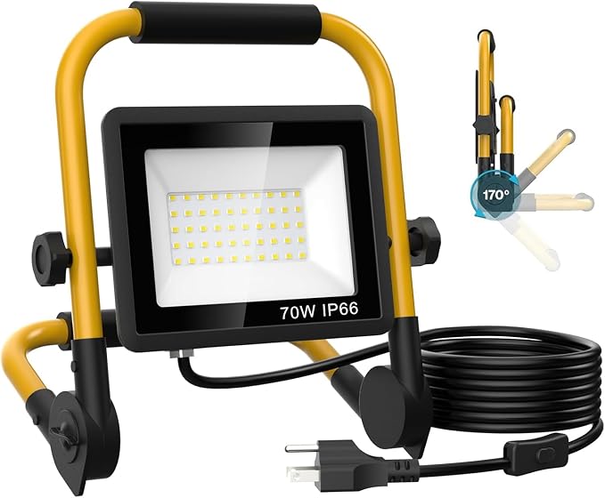 10000LM LED Work Light: Portable Work Light by Unknown